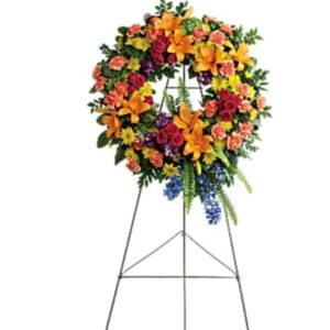 Colorful Serenity Wreath