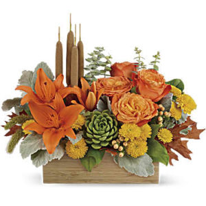Teleflora's Fall Bamboo Garden